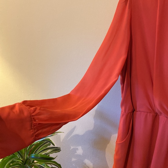 Professional and Classy Coral Dress - Picture 2 of 5